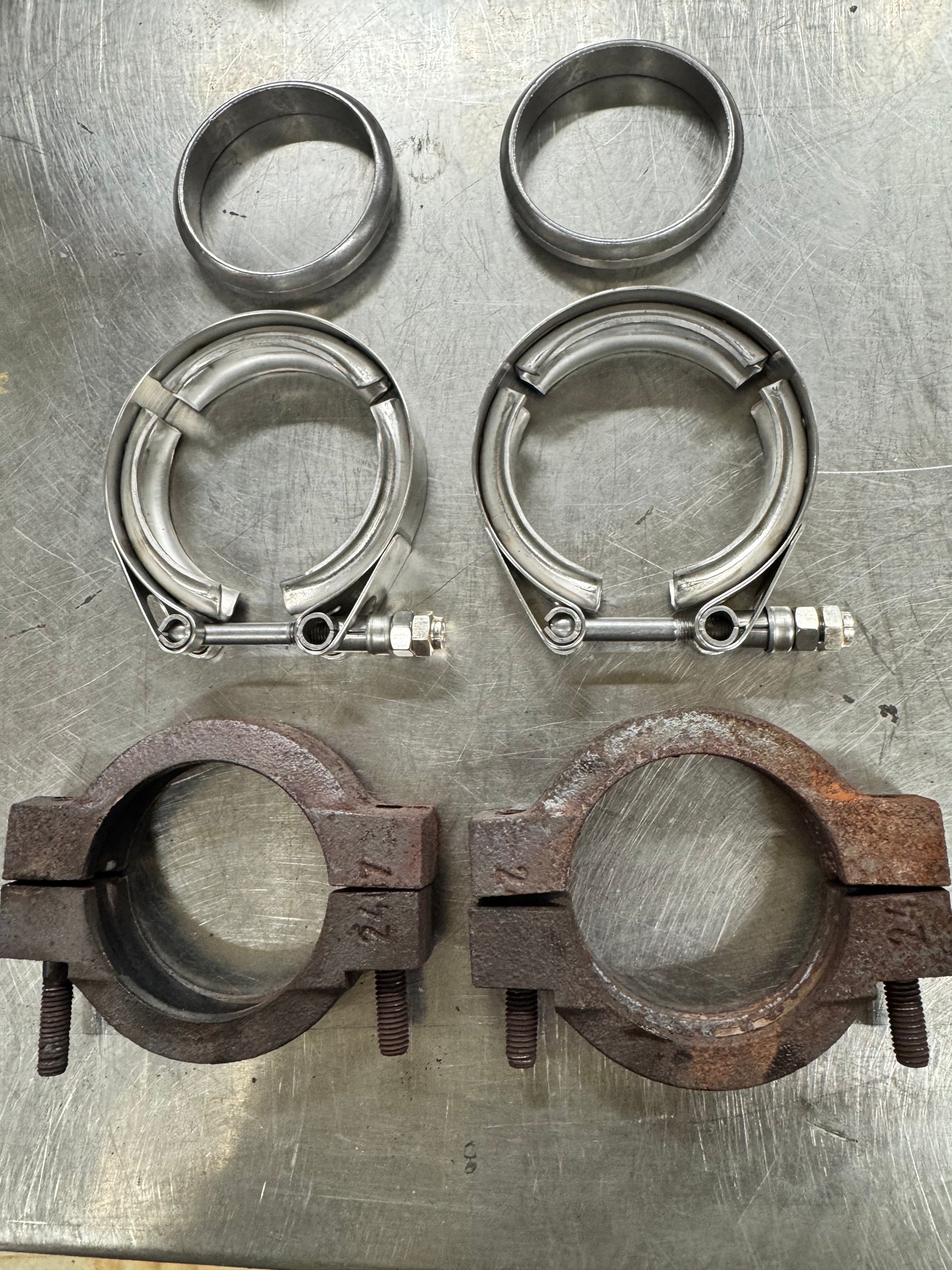 Lamborghini Diablo Exhaust Clamps and Gaskets