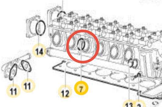 Lamborghini O-Ring OEM PN: 008604703
