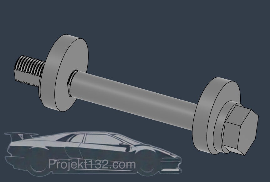 Lamborghini Diablo / Murcielago Eccentric Alignment Bolt PN: 410407127A