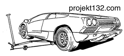 PN: 001323717 Lamborghini Diablo Intake Manifold Gasket